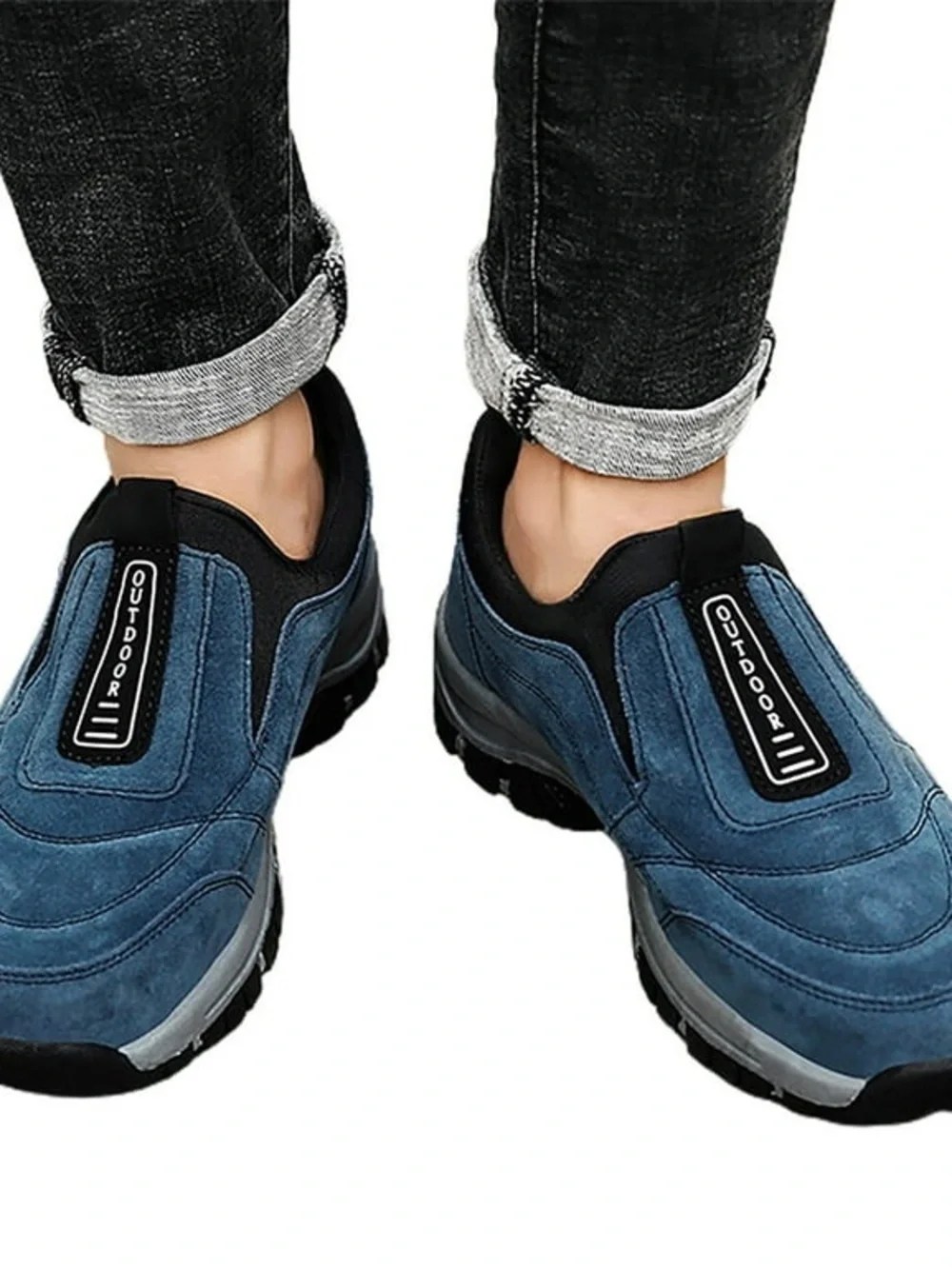Men Casual Shoes Outdoor Walking Shoes Slip On Flats Male Footwear Size 46/12